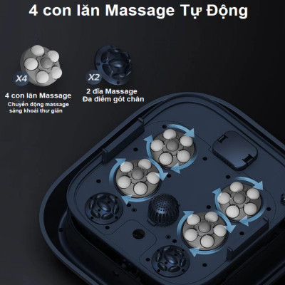 Bồn ngâm chân, kiêm máy massage chân tự động thương hiệu Philips PPM5103F - Hàng chính hãng