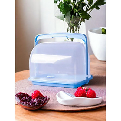 Giỏ Khay đựng đồ có nắp chống côn trùng- Khay úp ly có nắp đậy quai xách gọn gàng tiện lợi