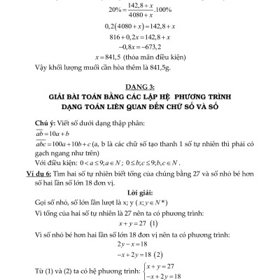 Sách - Phương Pháp Giải Các Dạng Toán Thực Tế 9