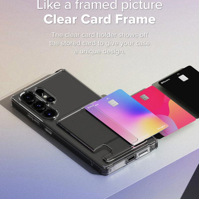 Ốp lưng dành cho Samsung Galaxy S25 Ultra RINGKE Fusion Card - Hàng Chính Hãng