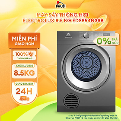 Máy sấy Electrolux 8.5 kg EDS854N3SB - Chỉ giao HCM