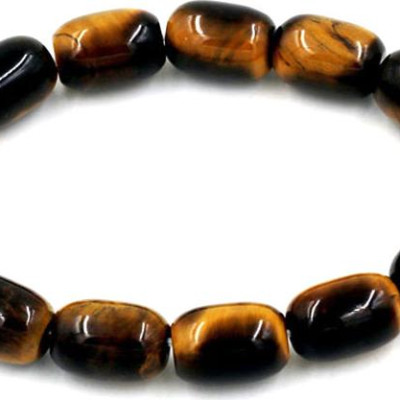 Vòng tay chuỗi hạt đá hình bầu 10mm kèm hộp gỗ