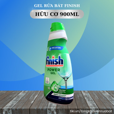 Gel rửa bát Finish hữu cơ 900ml