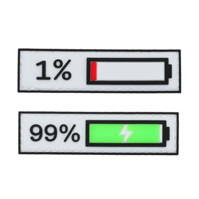 Patch_Velcro phần trăm pin dán quần áo_ba lô túi xách