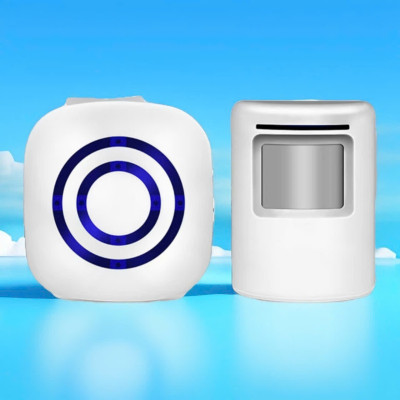 Chuônjg Cửja Bájo Khách Hồng Ngoại Không Dây 2IN1 - Cảm Biến Chống Trộjm Thông Minh Hiệu Quả , ĐÈN TRANG TRÍ