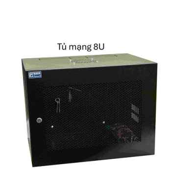 Tủ rack 8U treo tường Famrack 8UD400 – Sâu 400mm – Đựng thiết bị mạng, điện nhẹ