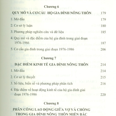 HÔN NHÂN VÀ GIA ĐÌNH Nông Thôn Đồng Bằng Bắc Bộ Giai Đoạn 1976 - 1986 (Sách chuyên khảo)
