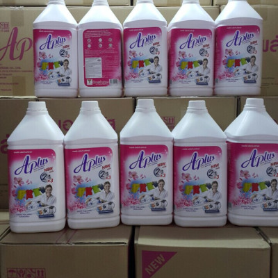 Nước giặt xả 2in1 APLUS Thái lan 3.5L hương Hoa hồng - Hàng nhập khẩu (Mẫu mới đậm đặc gấp 3 lần)