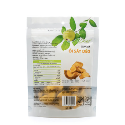 Ổi sấy dẻo muối ớt Ohla túi 100g