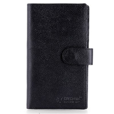 HJ2145 - Bóp nam Huy Hoàng dáng đứng màu đen