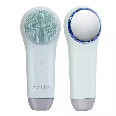 Máy Rửa Mặt Massage Tích Hợp Liệu Pháp Ánh Sáng Và Nhiệt Halio Multi-Task Cleansing & Massaging Device - Hàng Chính Hãng