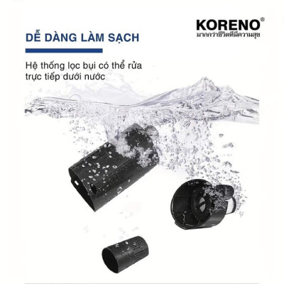 Máy hút bụi đa năng cầm tay gia đình koreno KN-45 tiếng ồn nhỏ lực hút mạnh hàng chính hãng
