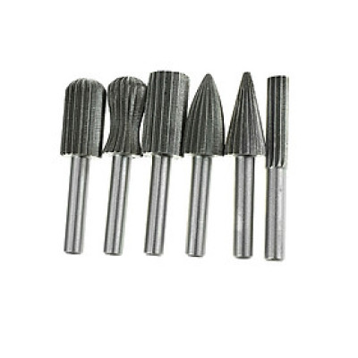 Bộ 6 Mũi Mài , Khắc Vonfram, Làm Lũa HSS Cao Cấp Milliken NL-3081