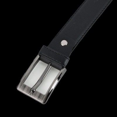 HC4004-05-06 - Dây nịt nam Huy Hoàng 3,5P may viền màu bò, đen, nâu