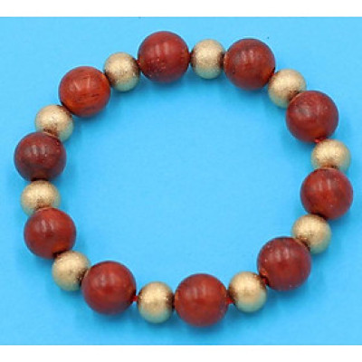 Chuỗi đeo tay - gỗ đàn hương đỏ 10 ly GDHOHVT1