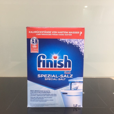 COMBO FINISH: Viên rửa bát All in one 90 viên + Muối 1,2kg