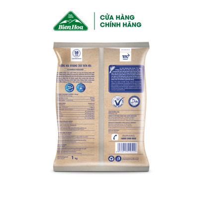 Combo 3 Đường mía khoáng chất Biên Hòa 1kg/túi