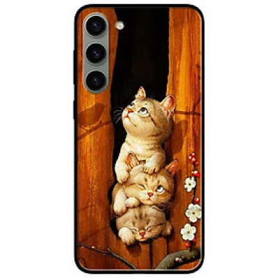 Ốp lưng dành cho Samsung S23 - S23 Plus - S23 Ultra - A34 5G - A54 5G mẫu Ba Chú Mèo Ngắm