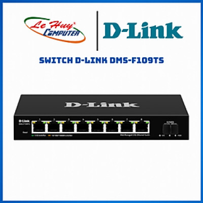 Bộ Chia Mạng Switch D-Link DMS-F109TS 8 Cổng 2.5G và 1 Cổng SFP+ - Hàng Chính Hãng