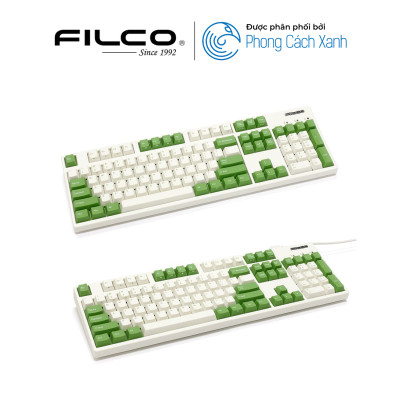 Bàn phím cơ Filco Majestouch Convertible 3X Matcha - Fullsize - Hàng Chính Hãng