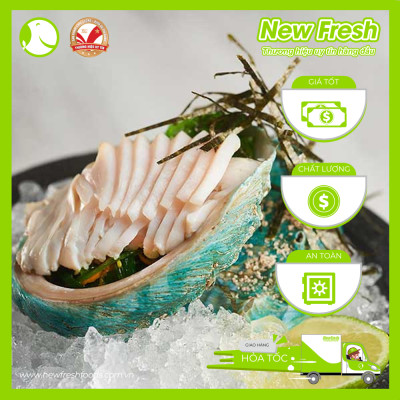 Bào Ngư Úc Xanh Ngọc Bích Nguyên Vỏ - Túi 1Kg (8-10 con)