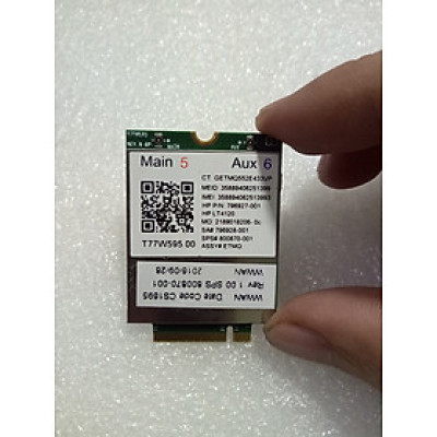 Card WWAN 4G HP lt4120 - dùng cho laptop HP 820 G3,840 G3, 850 G3,Folio 1040 G3, Zbook 14,15,17 (G3,G4) - Hàng chính hãng