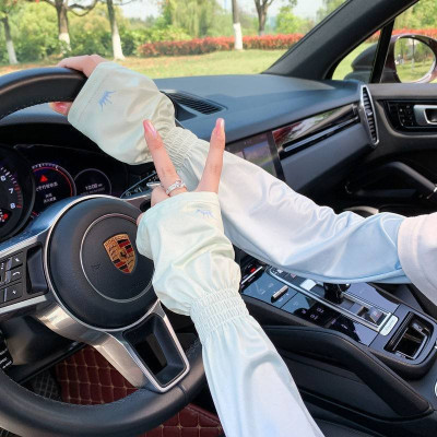 Tay Áo Chống Nắng, Tia Cực Tím Loại Dày Có Chum Tiện Lợi Cho Các Hoạt Động Ngoài Trời