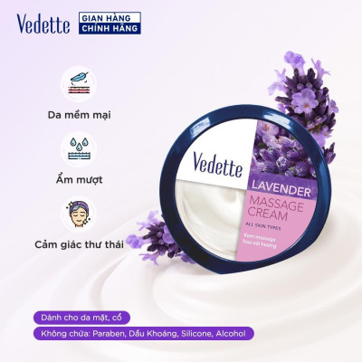 Kem massage Vedette Lavender 145ml