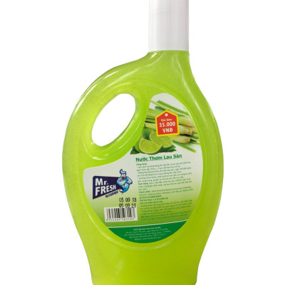 Nước thơm lau sàn Mr.Fresh 1.1L Hương Chanh xả
