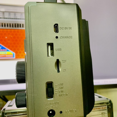 ĐÀI RADIO Pepe-310BTS Nhật bản  Năng Lượng Mặt Trời Mẫu Mới Nhất-Hàng Chính Hãng