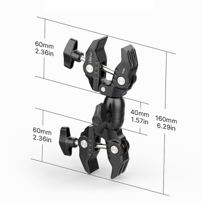  Ulanzi R094 / Ulanzi R096 - Kẹp Đa Năng Xoay 360°, Chịu Tải 1.5 Kg- Hàng chính hãng