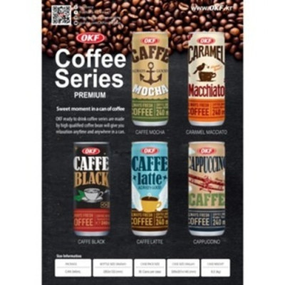 Cà phê Latte OKF Hàn Quốc 390ML Brazil Arabica beans