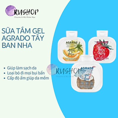 Sữa tắm gel AGRADO Tây Ban Nha 750ml