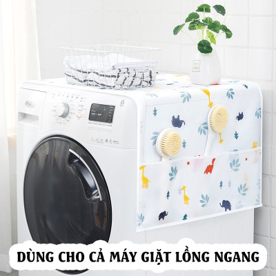 Tấm phủ tủ lạnh có túi 2 bên hông đựng đồ đa năng , vải nilon chống thấm ,  chống bụi  ,  siêu bền , giúp bảo vệ nóc tủ lạnh luôn sạch sẽ và ngăn nắp 