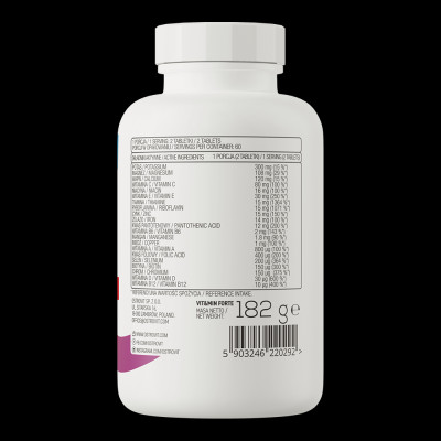 Ostrovit Vit&Min Forte - Tăng Sức Đề Kháng Cho Cơ Thể, Tinh Thần Sảng Khoái Tập Luyện Tốt Hơn