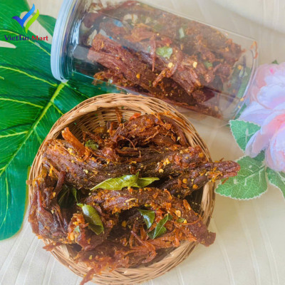 Khô Trâu Đập Lá Chanh 250g VietTin Mart