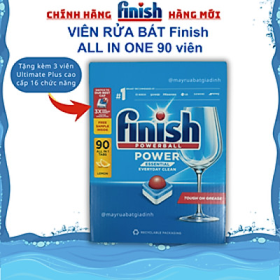 combo 2 hộp viên rửa bát finish tổng họp 110 viên