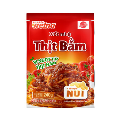 Combo 5 Gói Xốt Mỳ Ý Và Xốt Nấu Cơm Nisshin Nhiều Vị - Nisshin Seifun Welna Shop