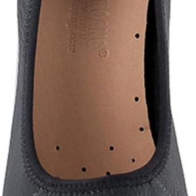 Giày Nữ Da Bò 5 Phân Huy Hoàng HT7942 - Đen