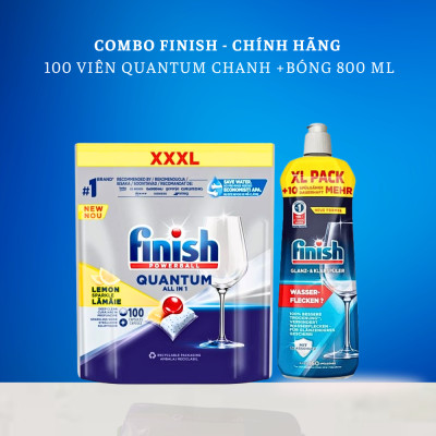 Viên rửa bát finish quantum 100 viên ( Đức )