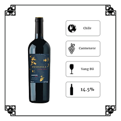 Rượu Vang Đỏ Peninsula Grand Reserva Carmenere