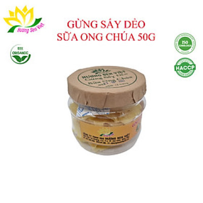 Gừng Sấy Dẻo Sữa Ong Chúa Hương Sen Việt