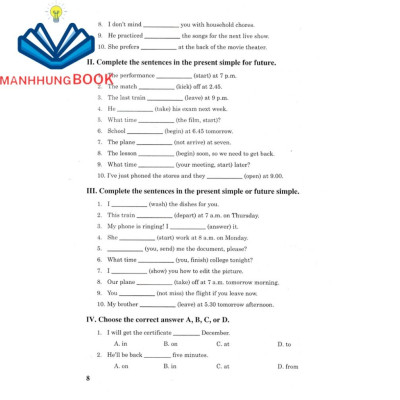 Sách-Bài Tập Tiếng Anh 8 (Không Đáp Án) Dùng Kèm SGK Tiếng Anh 8 (Bám Sát SGK Cánh Diều I-Learn Smart World)