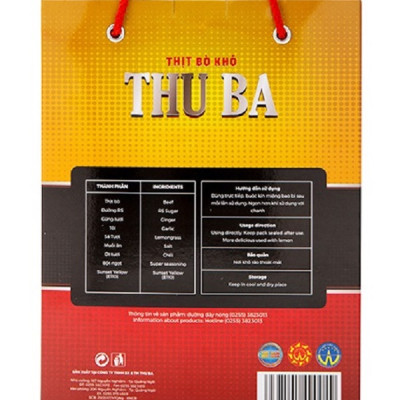 Bò Khô Thu Ba 500g loại miếng