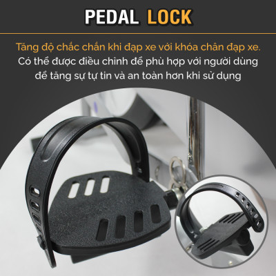 BG Xe đạp tập tại nhà thể dục 8701 / 8703 kết hợp tay chân - giúp rèn luyện sức khỏe hiệu quả