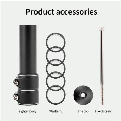 Bộ Nối Tăng Chiều Cao Ghi Đông Xe Đạp Kiotool hợp kim nhôm dễ lắp đặt