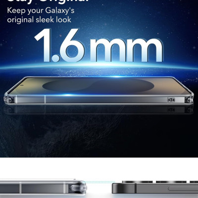 Ốp Lưng cho Samsung Galaxy S25 Ultra ESR HaloLock Classic Hybrid Case - Hàng Chính Hãng