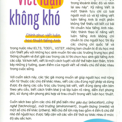 Viết luận không khó 