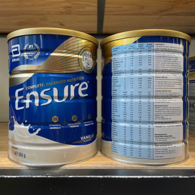 Sữa Bột Ensure Úc Vị Vani (850g)