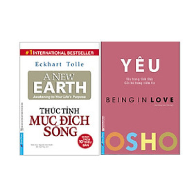 Combo 2 Cuốn Sách: Thức Tỉnh Mục Đích Sống + Osho - Yêu